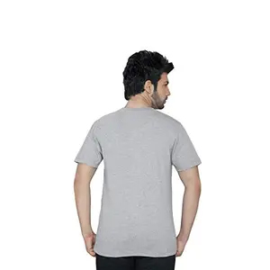 Generic 100% Cotton - Mens Plain Grey T Shirt for Daily Use (XXL)