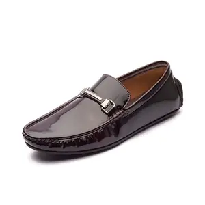 Michael Angelo Men's MA-2381 Mocassin_Cherry_41 Euro