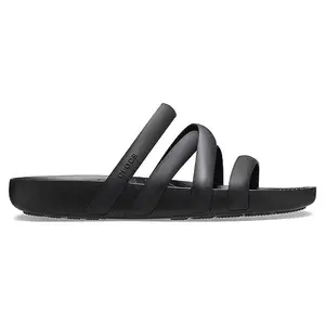 Crocs Splash Black Sandal-(208217-001)-8 UK Women (W10)