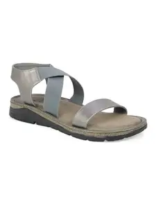 Inc.5 Shoes Women Platform Heel Fashion Sandal 900082_G.Metal