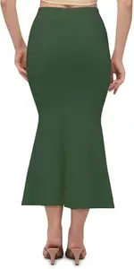 Women’s Perfect Curvy Look Saree shapewear101-SPWR-DARK Green-M-1_New