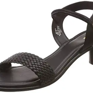 Bata womens Deva Sandal Black Heeled Sandal - 4 UK (6616912)