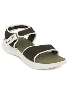 Carlton London Women Sandal,Olive,UK-4