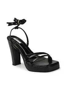 ELLE Women's Block Heel Gladiator Stylish Sandal