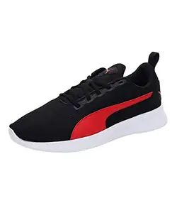 Puma unisex-adult Blaze Black-High Risk Red-White Running Shoe - 8 UK (19511003 )