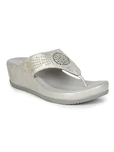 Liberty Womens Gf-09 Silver Slipper - 40