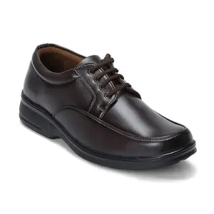 Club Style Classic Leather Lace-up Formal Shoes for Men (Brown, UK Footwear Size System, Adult, Men, Numeric, Medium, 7)