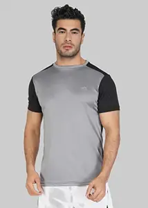 Vector X OMT-176 Men's Polyester Half Sleeve Round Neck T-Shirt