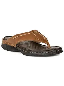 Bata Men's Slip-on Sandal - TAN (7 UK) (8713697)