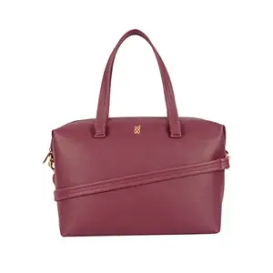 Baggit Women Red Duffel Handbag Medium Size | Ladies Stylish Casual Purse Bag