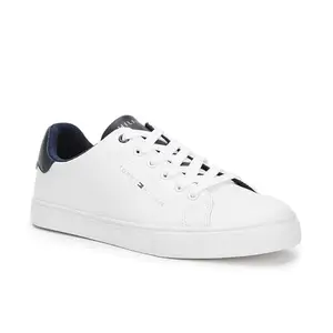 Tommy Hilfiger Synthetic Solid White Women Flat Sneakers (F23HWFW292) Size- 39