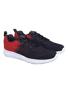 Fusefit Yuuki Men's Milano Navy/Red Running Shoes, Gym Shoes, Walking Shoes, Training Shoes, Sports Shoes 7