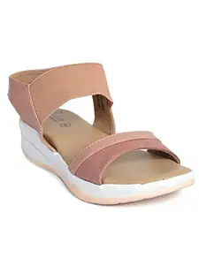 AJANTA Womens Beige Fashion Sandal