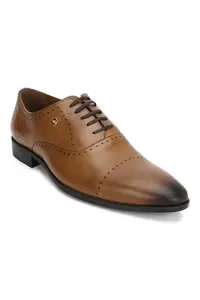 Louis Philippe Men's Tan Formal Shoes