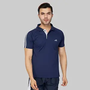 Vector X VTM-001-E Solid Men's T-Shirt (Navy) (S)