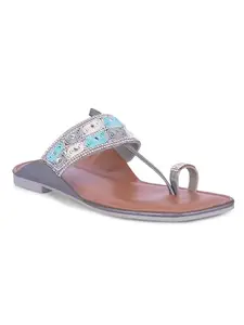 Liberty AMG-33 Womens Fashion Sandal 37EURO (GNMETAL)