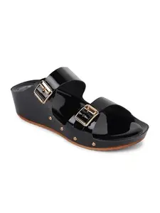 Iconics Women Sandal,Black,UK-3