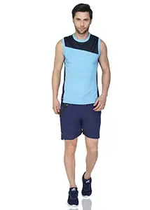 Vector X Python Muscle Vest for Men's (Sky-Navy)