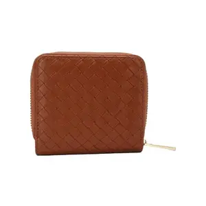 Van Heusen Zipper Small Wallet Women's Formal Wear Small Wallet (Rust, Medium)