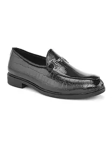 Birgos Mens Formal Patent Shoes (Black, Numeric_6)