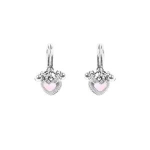 Shaya by CaratLane Bring in the Kindness Heart Ear Clips in 925 Silver for Women