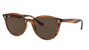 Ray-Ban Unisex UV Protected Brown Lens Phantos Sunglasses - 0RB4305820/7353