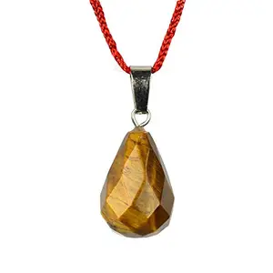 Reiki Crystal Products Tiger Eye Natural Crystal Reiki Healing Stone Pendant for Men and Women