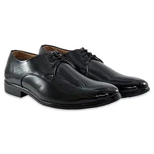 EL ADOR Brown Formal Shoe for Men (Black, Numeric_8)