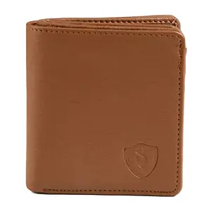 Keviv Genuine Leather Wallet for Men - (Tan) -JE111