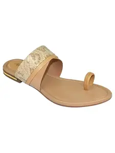 AJANTA Women Stylish Ethnic Flat Sandals For Women & Girls