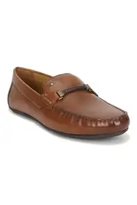 Louis Philippe Men Brown PU Formal Shoes