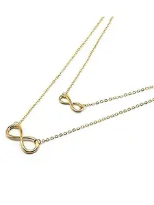 Infinity Necklace Necklace, Anniversary Gift, Gold-plated necklace for women and girl