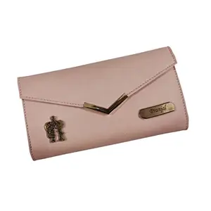 ULTA PULTA GIFTS-UPG ULTA PULTA Gifts Pink Customized Name and Charm On Wallets for Women | Leather Purse for Girls or Women | Personalized Gifts for Birthday or Anniversary