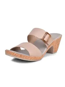 Bata Comfit Women Block Heel Sandals - Beige (4Uk)