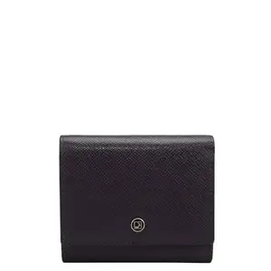 Da Milano Mini Leather Wallet for Women - Purple