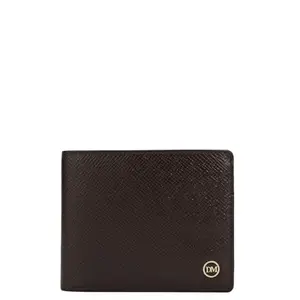 Da Milano Genuine Leather Brown Bifold Men Wallet with Multicard Slot (10666)