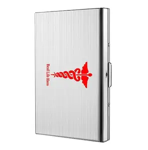 Stealodeal Front Pocket 6 Slot ATM/Credit/Debit Red Print Real Life Hero Men/Women Card Holder