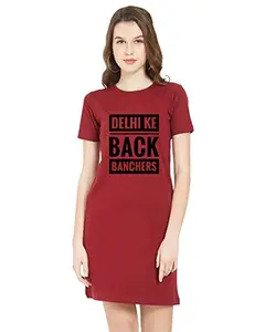 Stylish Cotton Blend Printed T-Shirt for Women | Casual Wear | Soft & Comfortable Fabric | Trendy Short Sleeve (Red_Small_Pack of 1)#4029