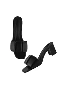 TRYME Stylish Solid Fabulous Block Heels Comfortable Heel Sandal Trendy Sandals for Women & Girls