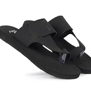 DR STTEP Men's Black Comfort Stride Slipper_11_Pack of 5