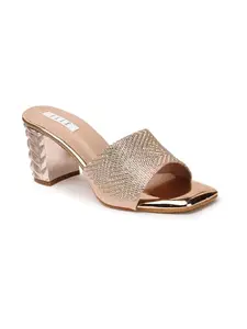 ELLE Women Sandal,Rose Gold,UK-8