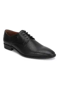 Louis Philippe Men's Black Formal Shoes