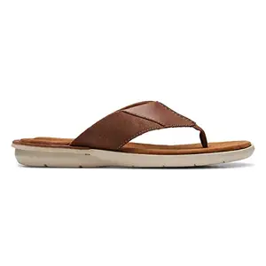 Clarks Men's Tan Leather Outdoor Sandals-7 UK (41 EU) (26148460)