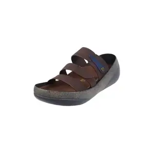 Mochi Men Brown Stylish Casual Slip-On Sandal UK/6 EU/40 (16-873)