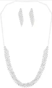 Handicraft Kottage Crystal Necklaces for Weddings/Birthdays/Valentine (Style2)