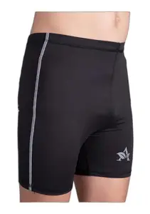 Apraa & Parma Printed Men Black Sports Shorts ()_SWI-BT-304 Black S-1