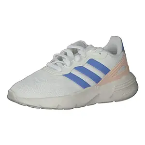 adidas Women Synthetic NEBZED Running Shoe CWHITE/BLUFUS/BLIORA (UK-8)