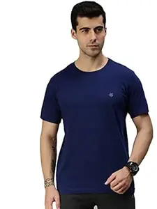 ONN Men's Half Sleeves Round Neck 100% Cotton T-Shirt