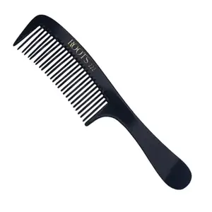 ROOTS - Professional Fine Tooth Comb with Handle | Salon Grade - For Men & Women | Ideal for Sectioning & Colouring | Rounded Teeth prevent Hair & Scalp damage | Length - 7.7 Inch | Model No - 222