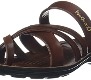 Walkaroo Gents Dark Brown Sandal (W5687) 9 UK